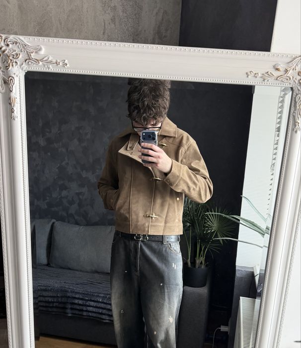 Fireman claps canvas jacket Архівна куртка з застібками піджак opium