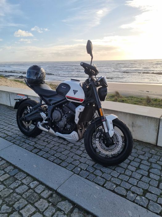 Triumph Trident 660 | 2021 | 31.590 km | Revisão dos 32.000 km FEITA na Triumph
