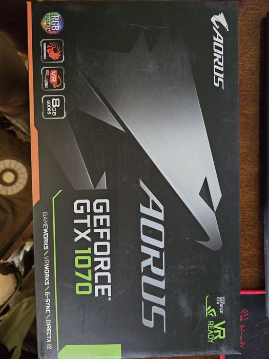 Видеокарта Gigabyte Gtx 1070 Aorus 8GB OC