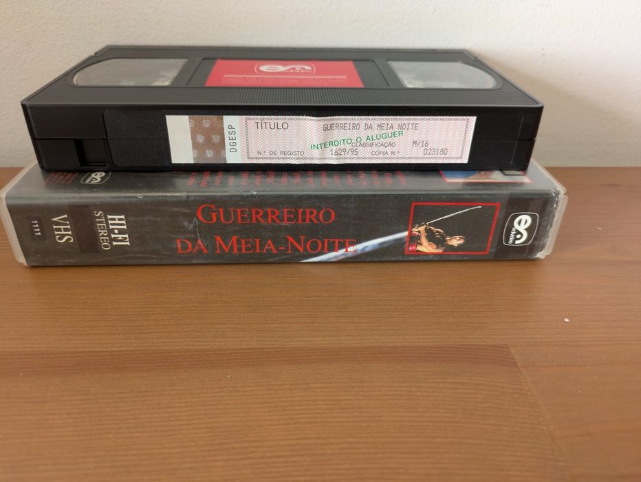 VHS " Guerreiro da Meia Noite " 1995 (Opt. Estado)