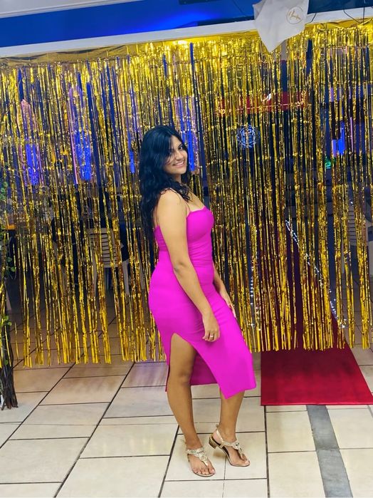 Vestido rosa brasileiro