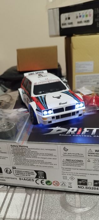 Дрифт Машинка Lancia Delta HF 1:24 з Super Led і 4×4