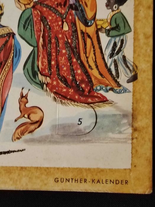 Calendário de Advento Gunther anos 50