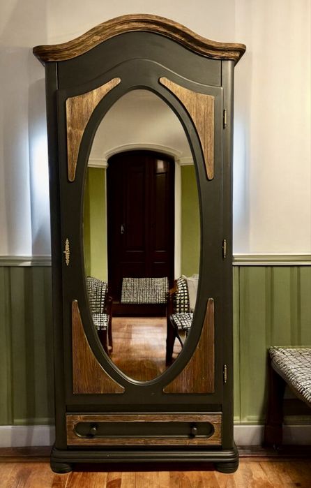 Szafa jednodrzwiowa, szafa rustykalna, szafa loft