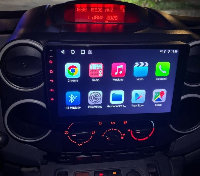 Autoradio android Berlingo/Partner 2GB 32GB Carplay Android auto novos