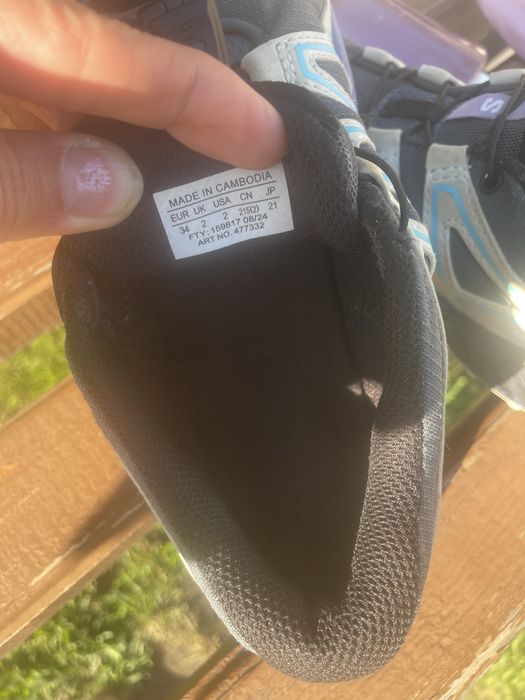 Salomon Geox якісні брендові кросівки 34 розмір