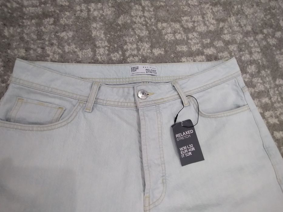 Нові джинси relaxed stretch fit W36/L32
