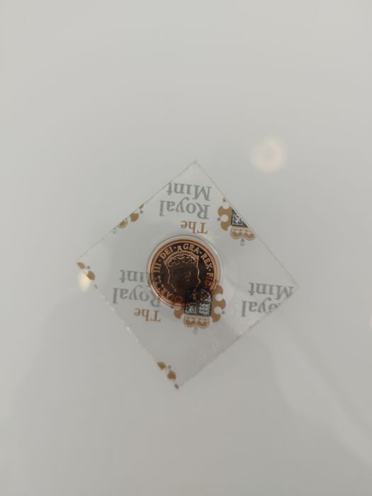 Moeda 1/2 libra em ouro de 22kt
