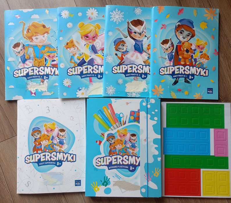 Supersmyki B+, wyprawka zestaw