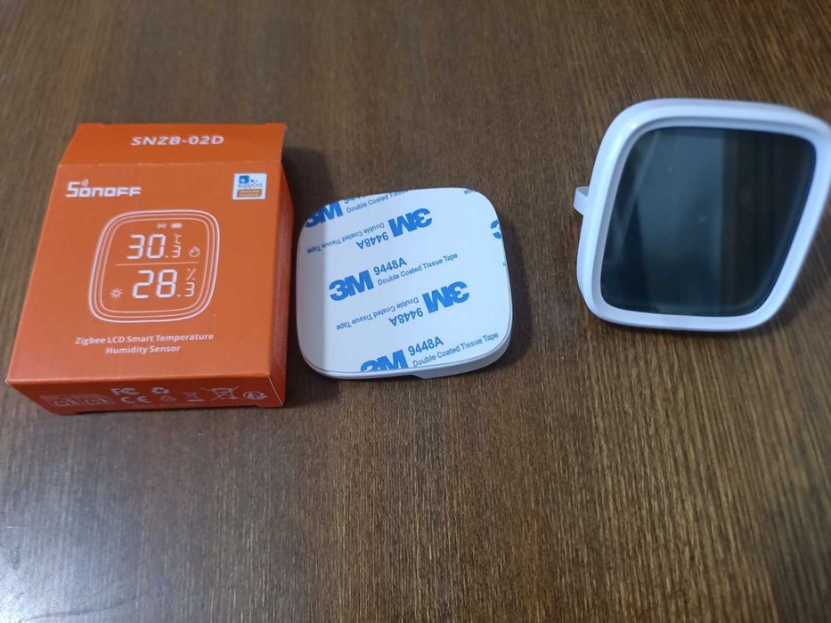 Датчик температури та вологості з дисплеєм Sonoff SNZB-02D Zigbee