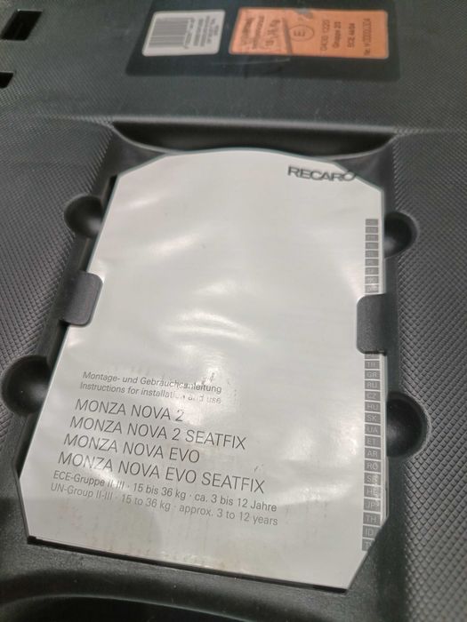 Fotelik samochodowy Recaro Monza Nova 2