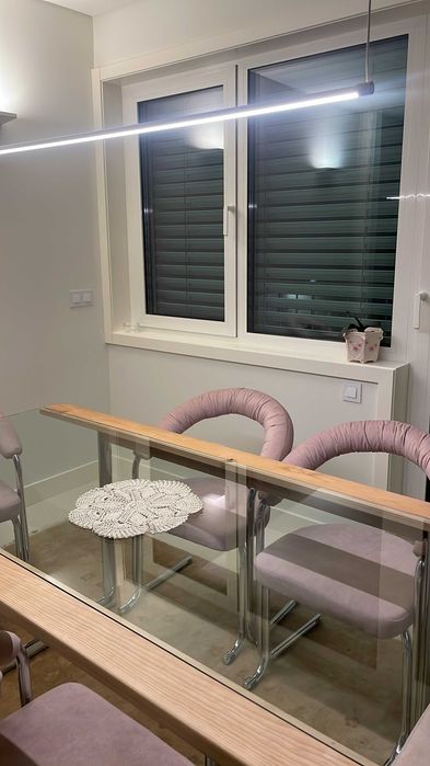 Lâmpada de teto suspensa linear LED 120 cm em metal Bergene da Sklum