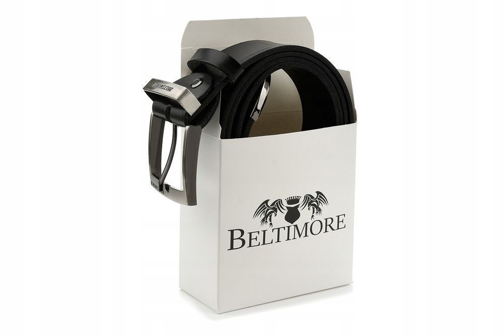 BELTIMORE pasek 130 145 do spodni skórzany pas skóra mocny klasyczny