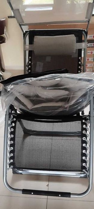 Leżak ogrodowy z daszkiem KESSER