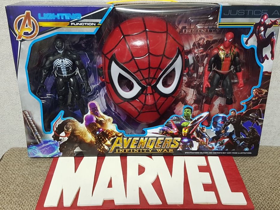 Новинка!Великий подарунковий набір Супергерої Марвел, світло, звук.