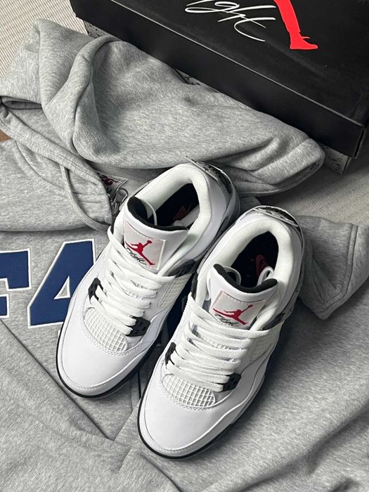 Jordan 4 Retro White Cement r.44