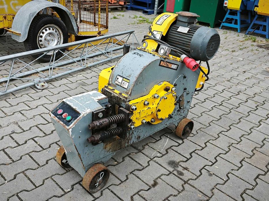 Gilotyna Nożyce mechaniczne FOX 46 / 400V pręty zbrojenie druty szalunek