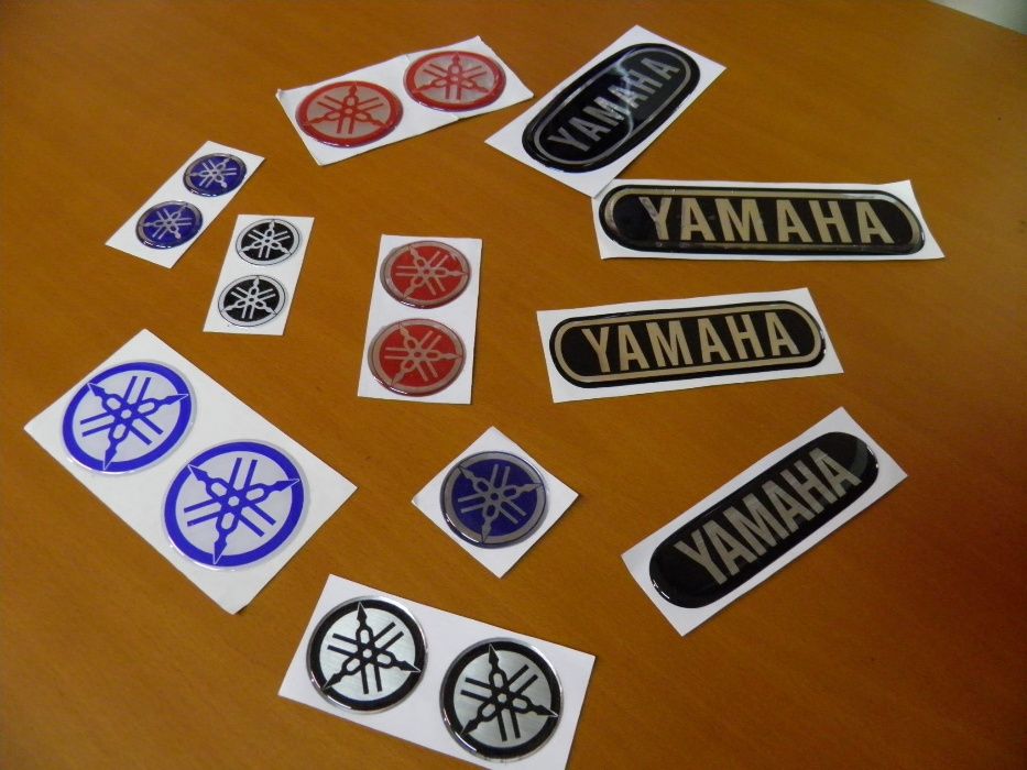 yamaha autocolantes emblemas