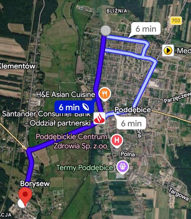 Działka budowlana w Poddębicach