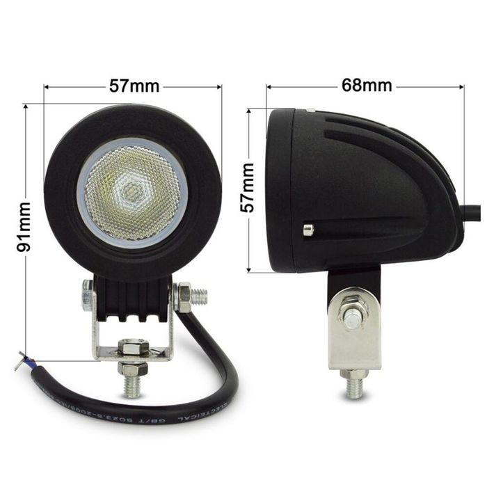 Farol Led 10w - Moto