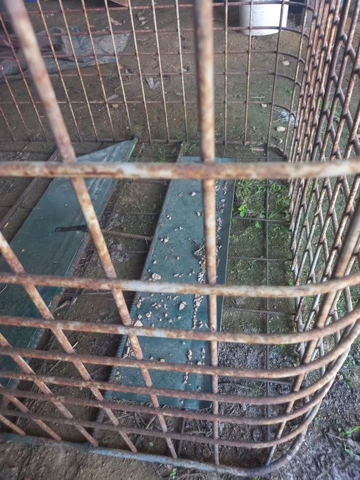 Jaula em ferro para apanhar animais