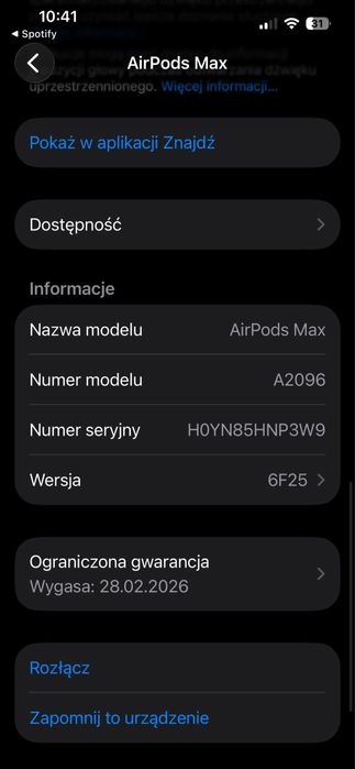 Słuchawki Apple AirPods Max