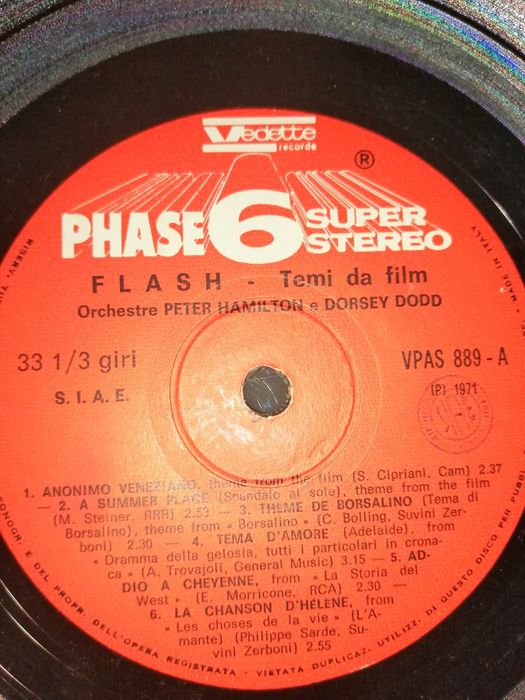 Orchestre Peter Hamilton* & Dorsey Dodd ‎– Flash	(disco de Vinil)