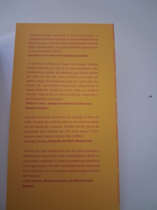 A Alma do Líder  de Deepak Chopra