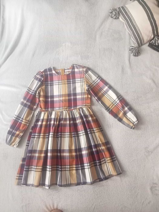 sukienka w kratę reserved rozm. 164