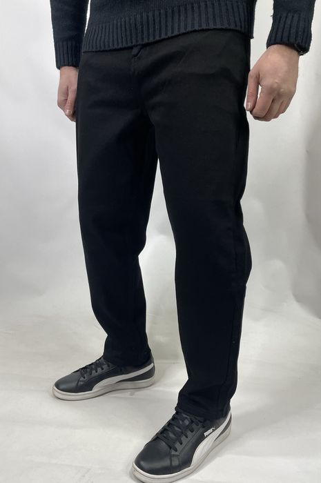 Мужские джинсы м о м производства Турции в черном цвете в топ качестве