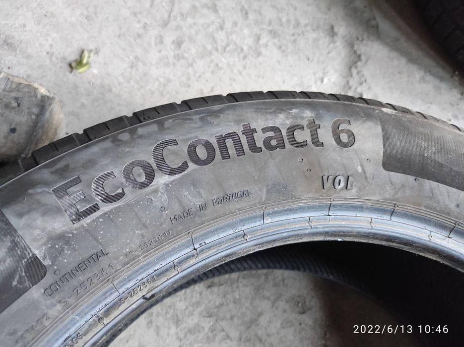 235.55.19 Continental 4шт лето БУ склад шины резина из Европы R19