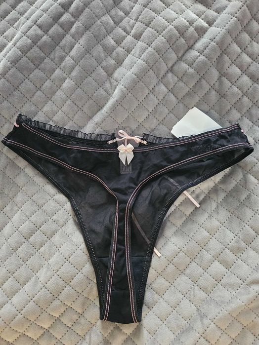 Biustonosz 80B + stringi rozmiar L - kpl. nowy