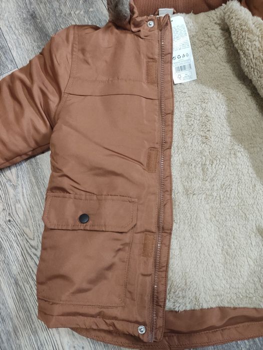 Парка куртка 116см 122см нова курточка пальто зимове комбінезон парка