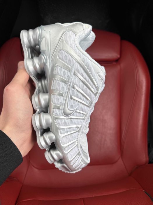 (ОПЛАТА ПІСЛЯ ОГЛЯДУ)Nike Shox TL Metallic Silver Найк Шокс ТЛ Срібні