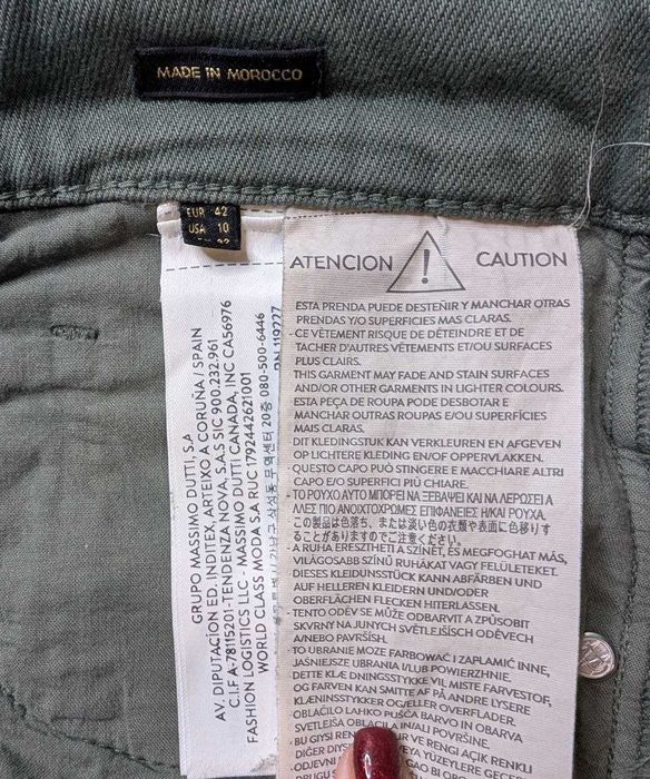 Джинси палаццо жіночі massimo dutti