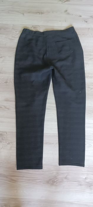 Grafitowe cygaretki w drobną kratkę rozm.42