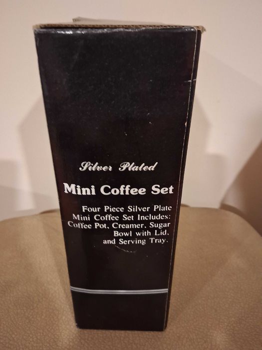 Mini Coffee Set Silver Plated