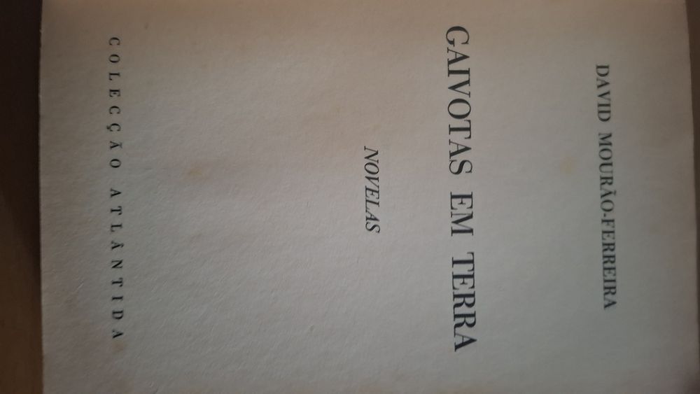 David Mourão Ferreira gaivotas em terra 1 edição