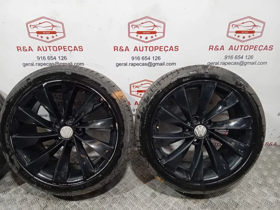 Conjunto Jantes VW Scirocco R18 Passat CC Originais