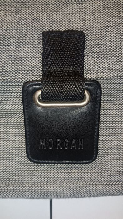 Bolsa  preta e cinza Morgan