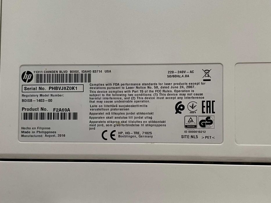 Poleasingowa Drukarka HP LaserJet Enterprise M506 Przebieg 10-25K Kl.A