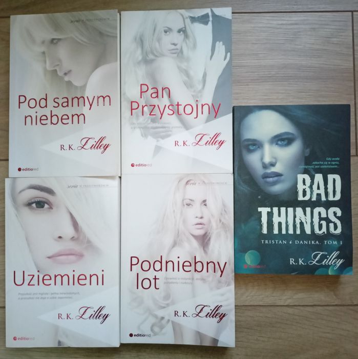 R.K. Lilley. W przestworzach. Podziemny lot. Pan przystojny. Uziemieni