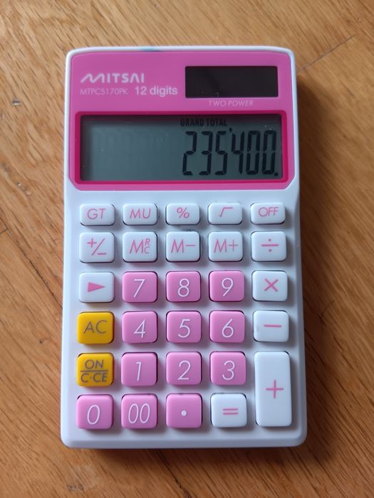 Calculadora Mitsai Rosa