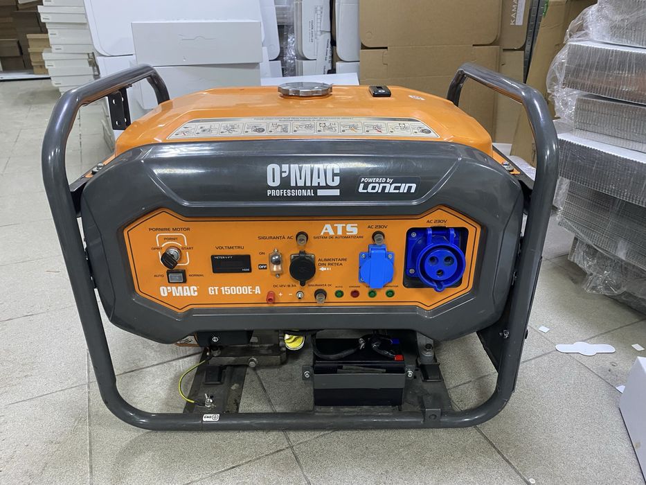 Продам генератор O.MAC 8 кВт. GT 15000E-A