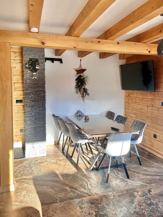 DREWNIANY domek w górach. Ferie. Wyciągi. WIDOKI na góry. PIENINY.