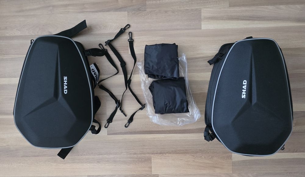 SHAD E48 Sakwy boczne 46-58l. 400zł.