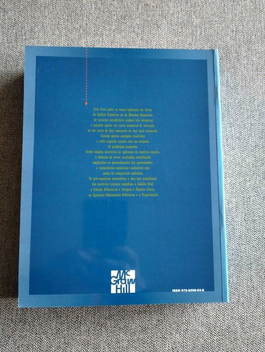 Livro "Métodos numéricos" de Heitor Pina