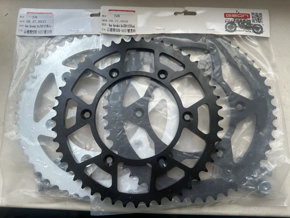 Звезда задняя ведомая 520-51T (мото KTM,Kovi,Geon,Hyper) FPWZ 520-49T