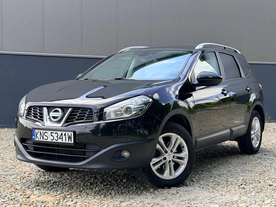 Nissan Qashqai+2 Bezwypadkowy. 7 miejsc. Książka serwisowa. Zadbany. Dwa komplety kół.