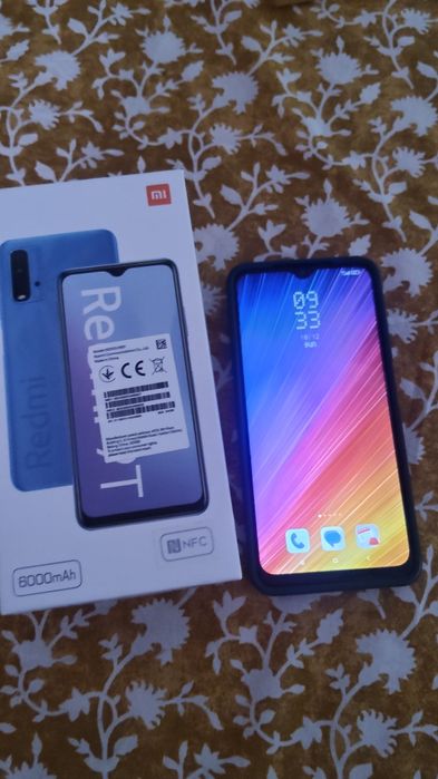 Telemóvel Redmi 9t em excelente estado com extras